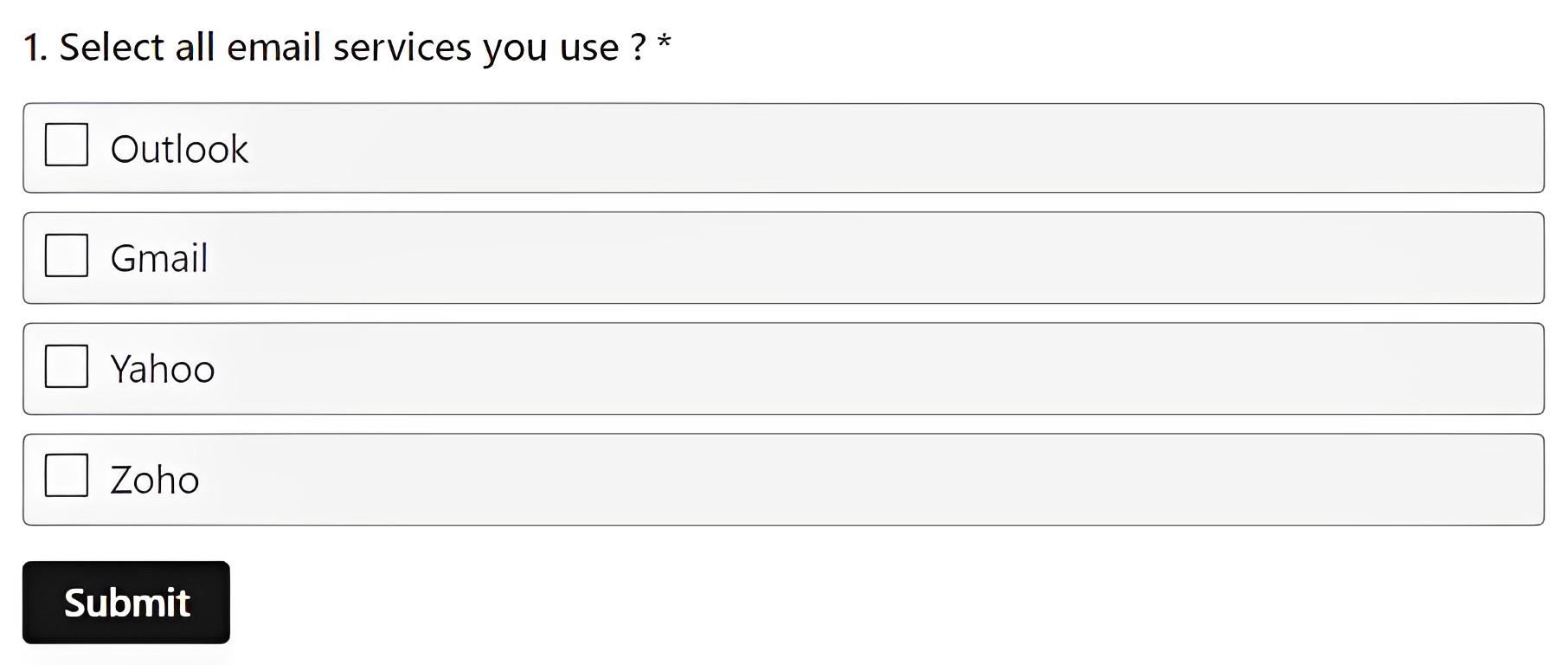 How to Create a Full Name Question in Zoho Survey