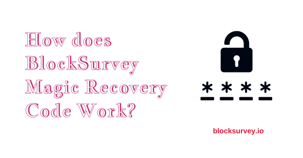 How does BlockSurvey Magic Recovery Code Work?