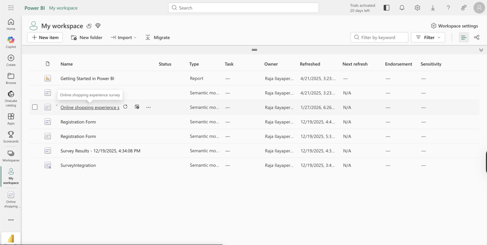 Microsoft Power BI integration preview