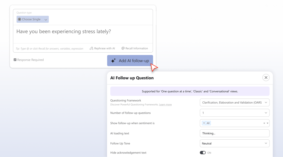 AI Adaptive Questioning
