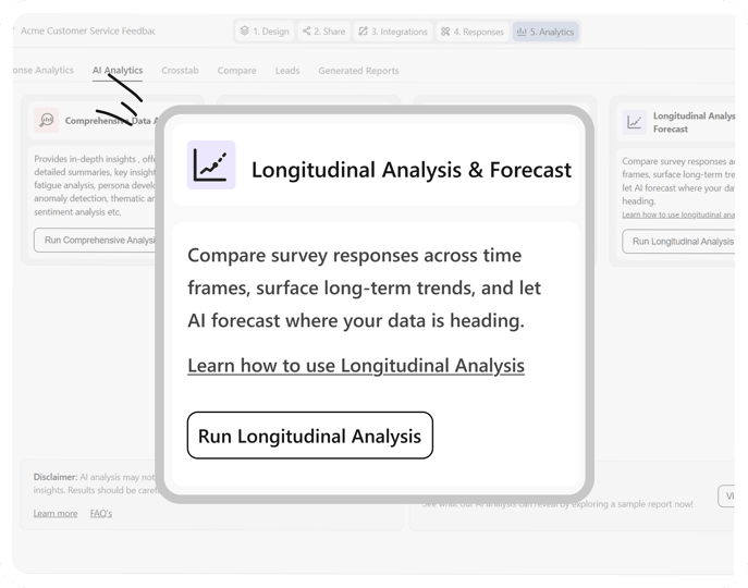 Step 1: Open AI Analytics and Start the Analysis