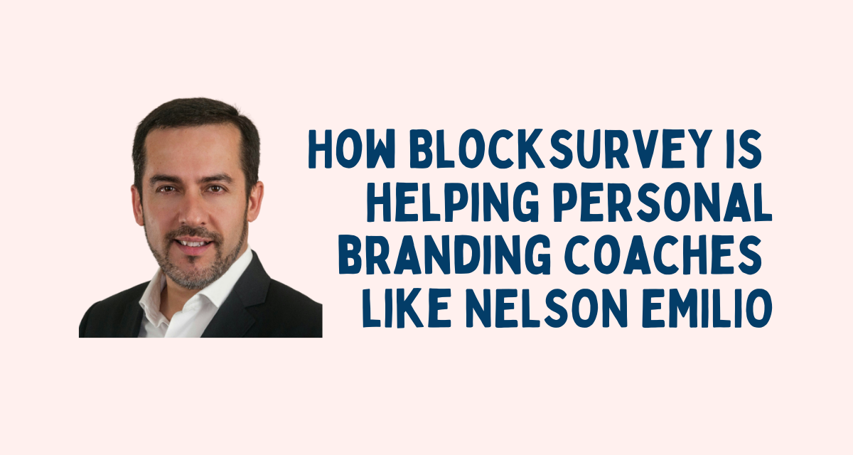 How BlockSurvey is helping a Personal Branding Coaches with Customizable Forms