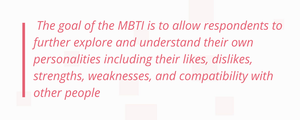 Myers-Briggs personality
    type