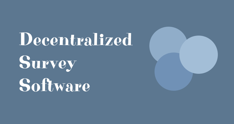 A secure survey software for the crypto community